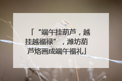 “端午挂葫芦，越挂越福禄”，潍坊葫芦烙画成端午福礼
