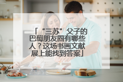 “三苏”父子的巴蜀朋友圈有哪些人？这场书画文献展上能找到答案