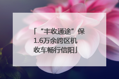 “丰收通途”保1.6万余跨区机收车畅行信阳