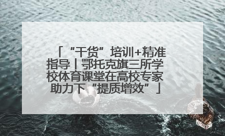 “干货”培训+精准指导丨鄂托克旗三所学校体育课堂在高校专家助力下“提质增效”