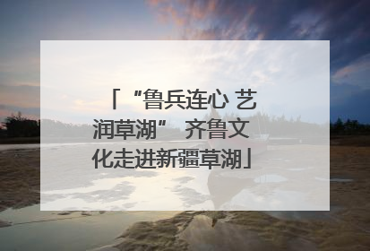 “鲁兵连心 艺润草湖” 齐鲁文化走进新疆草湖