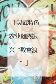 灵武特色农业翻腾振兴“致富浪”