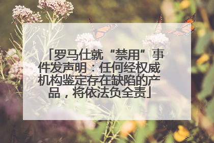 罗马仕就“禁用”事件发声明：任何经权威机构鉴定存在缺陷的产品，将依法负全责
