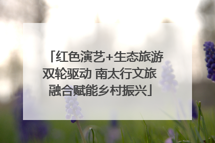 红色演艺+生态旅游双轮驱动 南太行文旅融合赋能乡村振兴