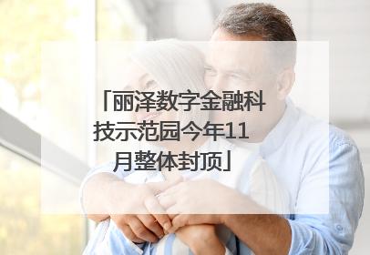 丽泽数字金融科技示范园今年11月整体封顶