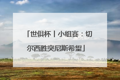 世俱杯丨小组赛：切尔西胜突尼斯希望