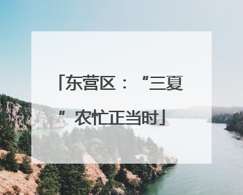 东营区：“三夏”农忙正当时