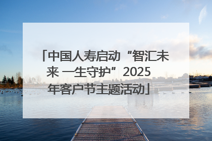 中国人寿启动“智汇未来 一生守护”2025年客户节主题活动