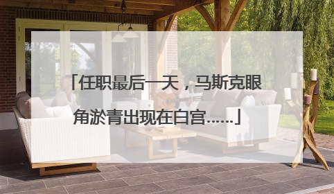 任职最后一天，马斯克眼角淤青出现在白宫……