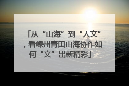 从“山海”到“人文”，看嵊州青田山海协作如何“文”出新精彩