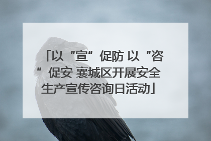 以“宣”促防 以“咨”促安 襄城区开展安全生产宣传咨询日活动