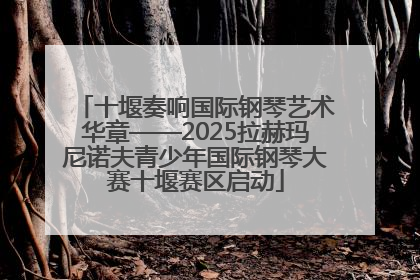 十堰奏响国际钢琴艺术华章——2025拉赫玛尼诺夫青少年国际钢琴大赛十堰赛区启动
