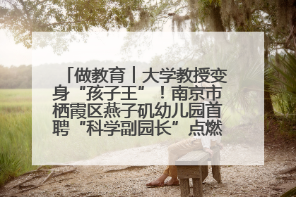 做教育︱大学教授变身“孩子王”！南京市栖霞区燕子矶幼儿园首聘“科学副园长”点燃萌娃科学梦