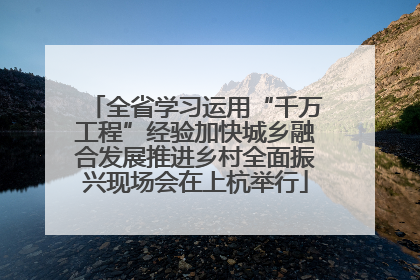 全省学习运用“千万工程”经验加快城乡融合发展推进乡村全面振兴现场会在上杭举行
