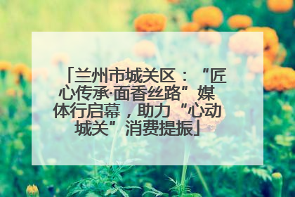 兰州市城关区：“匠心传承·面香丝路”媒体行启幕，助力“心动城关”消费提振