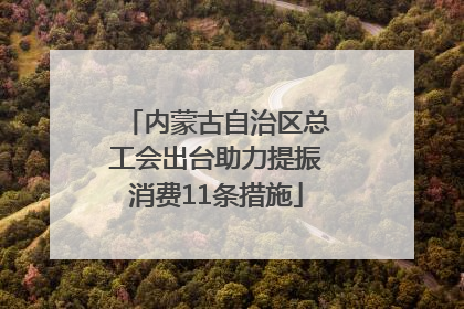 内蒙古自治区总工会出台助力提振消费11条措施
