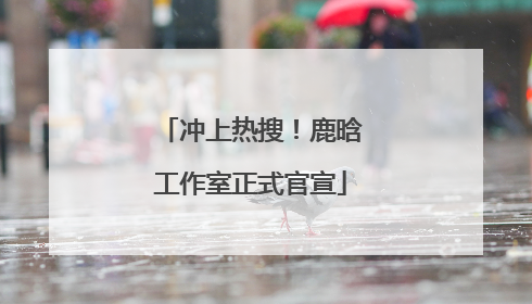 冲上热搜！鹿晗工作室正式官宣