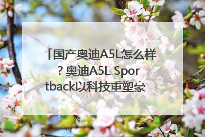 国产奥迪A5L怎么样？奥迪A5L Sportback以科技重塑豪华运动轿车市场格局