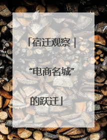 宿迁观察｜“电商名城”的跃迁