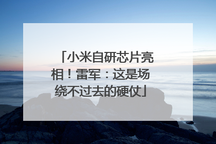 小米自研芯片亮相！雷军：这是场绕不过去的硬仗