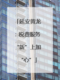 延安黄龙：税费服务“新”上加“心”