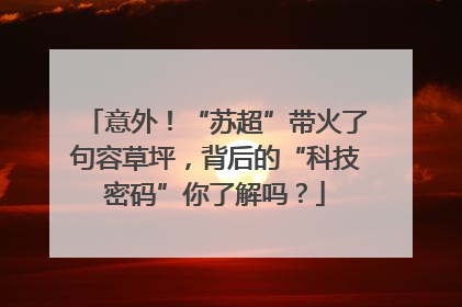 意外！“苏超”带火了句容草坪，背后的“科技密码”你了解吗？