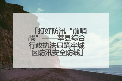 打好防汛“前哨战”——莘县综合行政执法局筑牢城区防汛安全防线