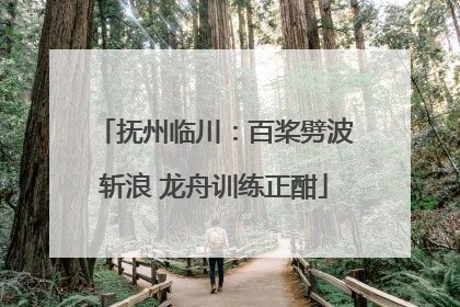 抚州临川：百桨劈波斩浪 龙舟训练正酣