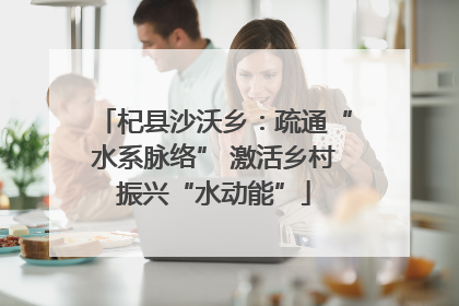 杞县沙沃乡：疏通“水系脉络” 激活乡村振兴“水动能”