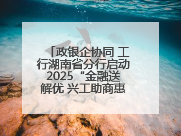 政银企协同 工行湖南省分行启动2025“金融送解优 兴工助商惠农”行动