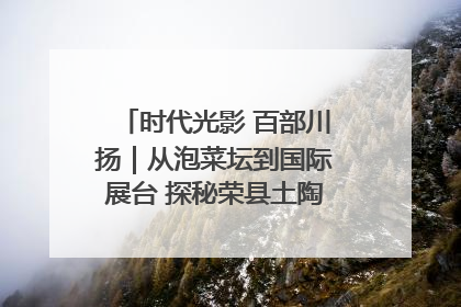 时代光影 百部川扬｜从泡菜坛到国际展台 探秘荣县土陶的“破圈”之路