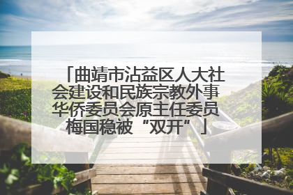 曲靖市沾益区人大社会建设和民族宗教外事华侨委员会原主任委员梅国稳被“双开”