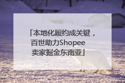 本地化履约成关键，百世助力Shopee卖家掘金东南亚