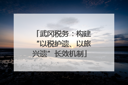 武冈税务：构建“以税护遗、以旅兴遗”长效机制