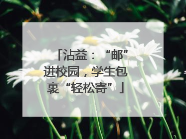 沾益：“邮”进校园，学生包裹“轻松寄”