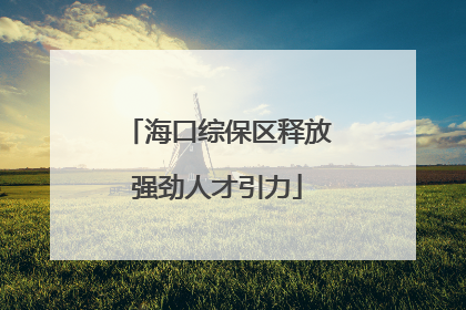 海口综保区释放强劲人才引力