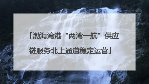 渤海湾港“两湾一航”供应链服务北上通道稳定运营