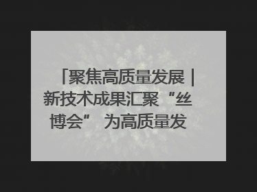 聚焦高质量发展｜新技术成果汇聚“丝博会” 为高质量发展注入新动能