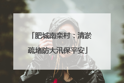 肥城南栾村：清淤疏堵防大汛保平安