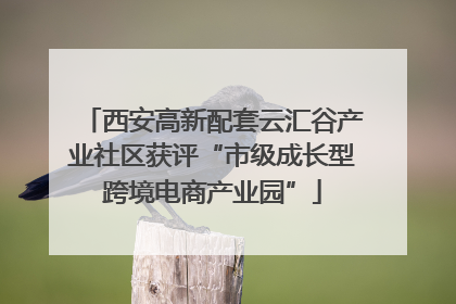 西安高新配套云汇谷产业社区获评“市级成长型跨境电商产业园”
