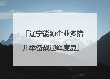 辽宁能源企业多措并举备战迎峰度夏