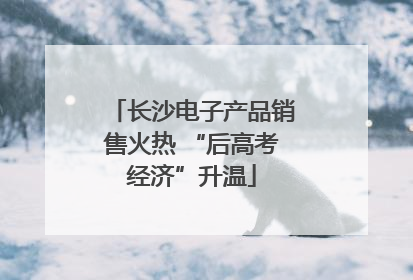 长沙电子产品销售火热 “后高考经济”升温