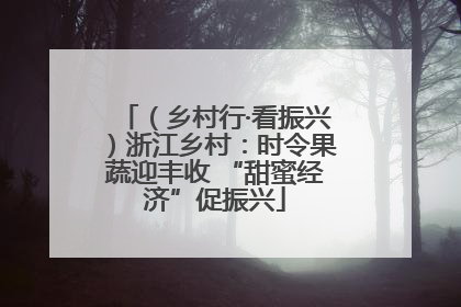 （乡村行·看振兴）浙江乡村：时令果蔬迎丰收 “甜蜜经济”促振兴